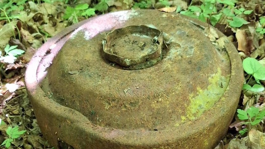 Mine bei Aufräumarbeiten gefunden