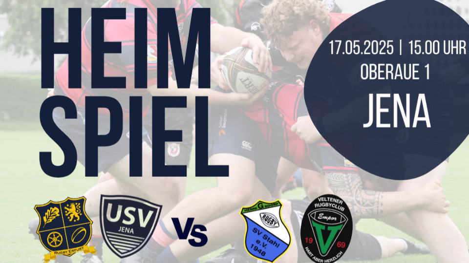 Rugby-Heimspiel am Samstag