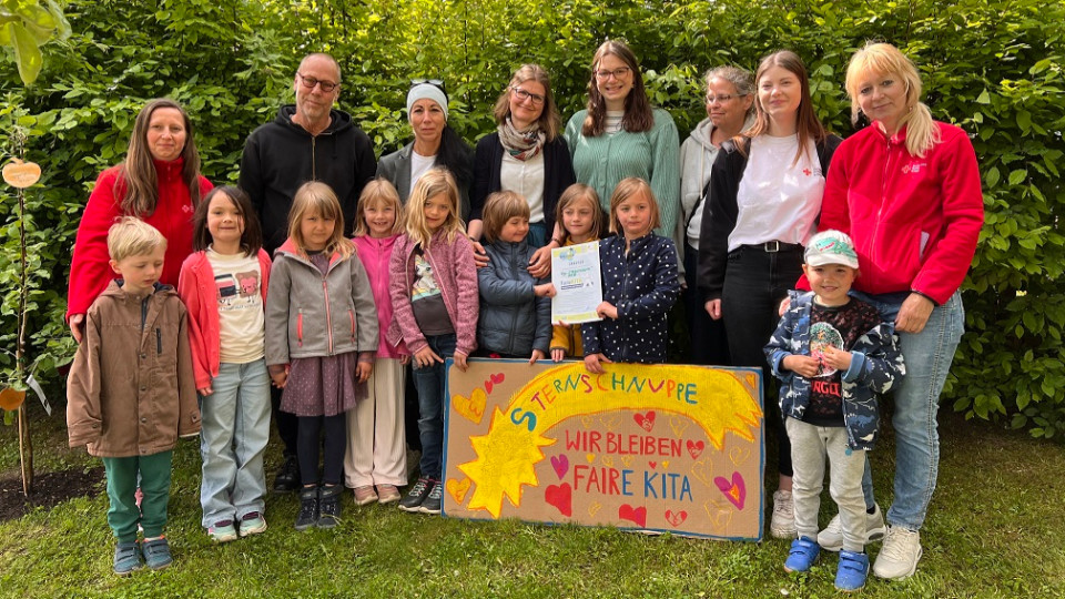 Kita Sternschnuppe erneut „Faire Kita“ 