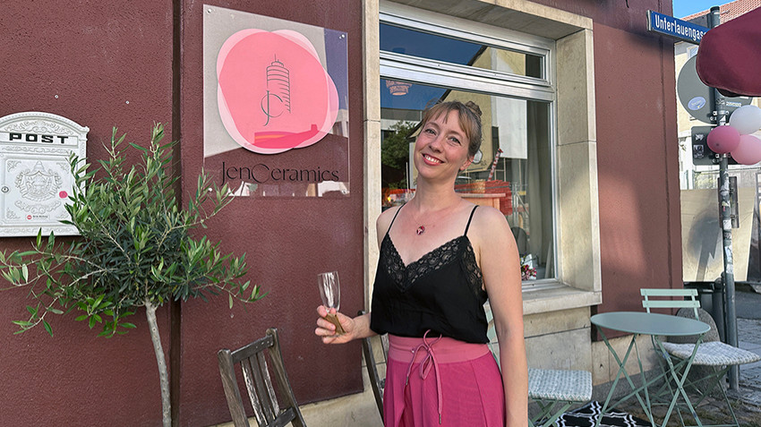 Neues Keramikstudio in der Saalstraße