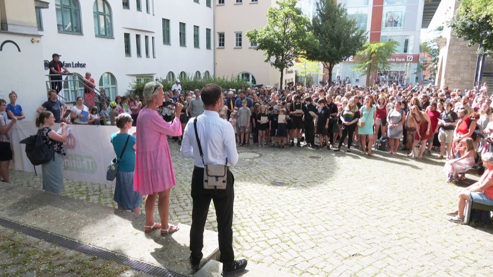 Liederkette für Toleranz und Vielfalt