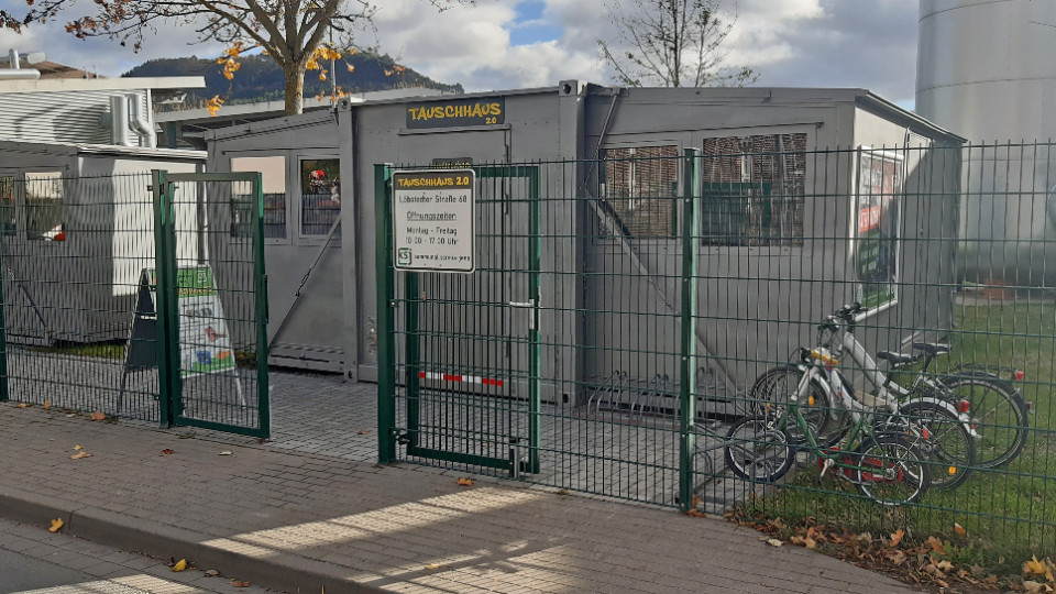 Eingeschränkte Öffnungszeiten im Tauschhaus