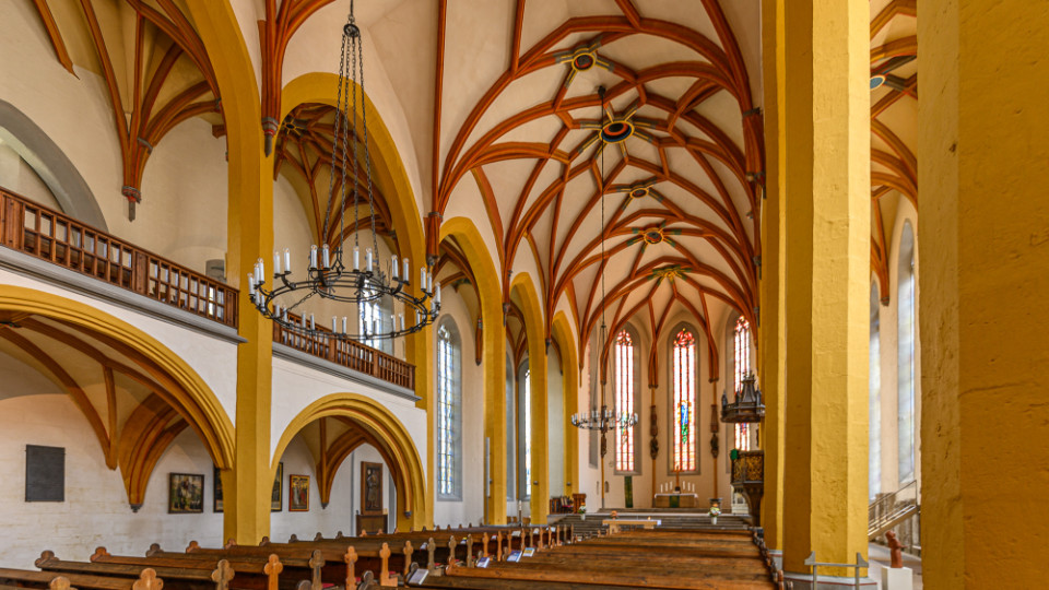 Erste Untersuchung des Gewölbes in der Stadtkirche abgeschlossen