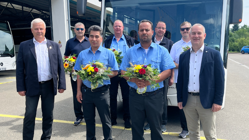 Sechs neue Fahrer bei der JES begrüßt