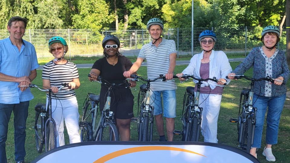 Fahrradkurs für Migranten