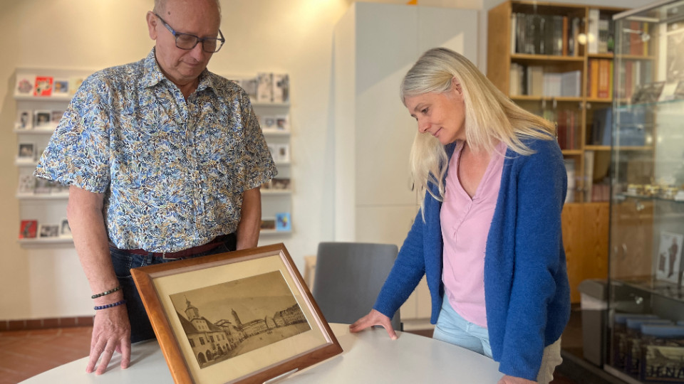 Historische Fotografie vom Marktplatz