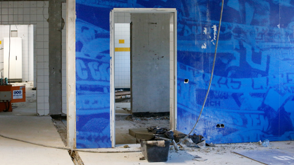 Bautagebuch zum Umbau der Westtribüne 