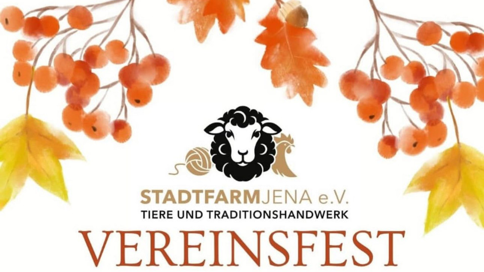 Tiere, Handwerk und Herbststimmung auf der Stadtfarm Jena