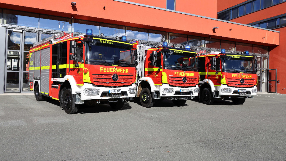 Neue Fahrzeuge stärken Jenaer Berufsfeuerwehr