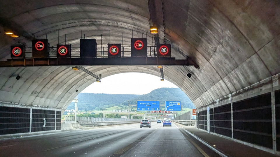 Wartungsarbeiten im Tunnel Lobdeburg mit nächtlichen Einschränkungen