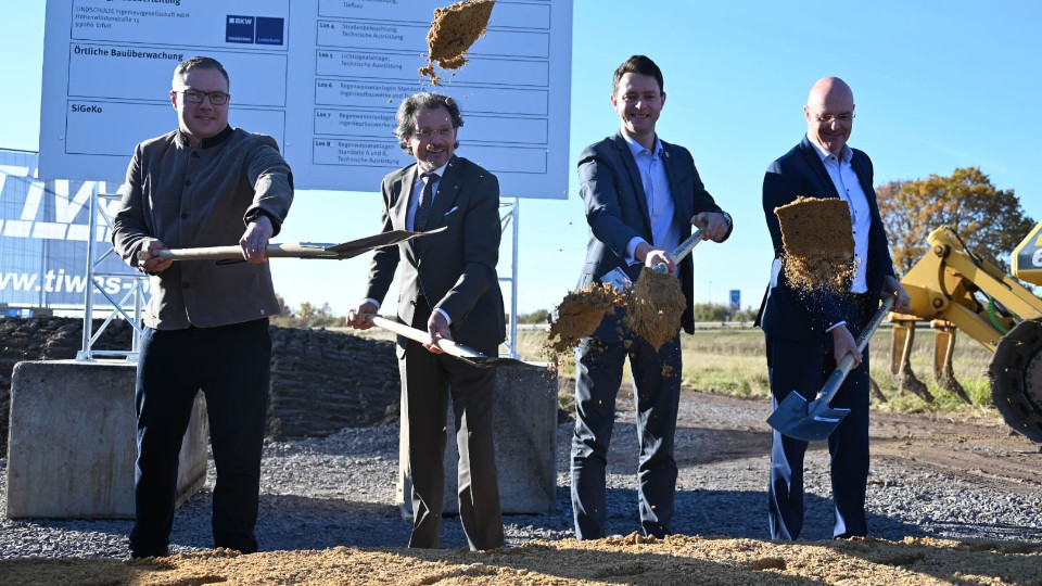 Baustart für neue Industriegroßfläche in Hermsdorf