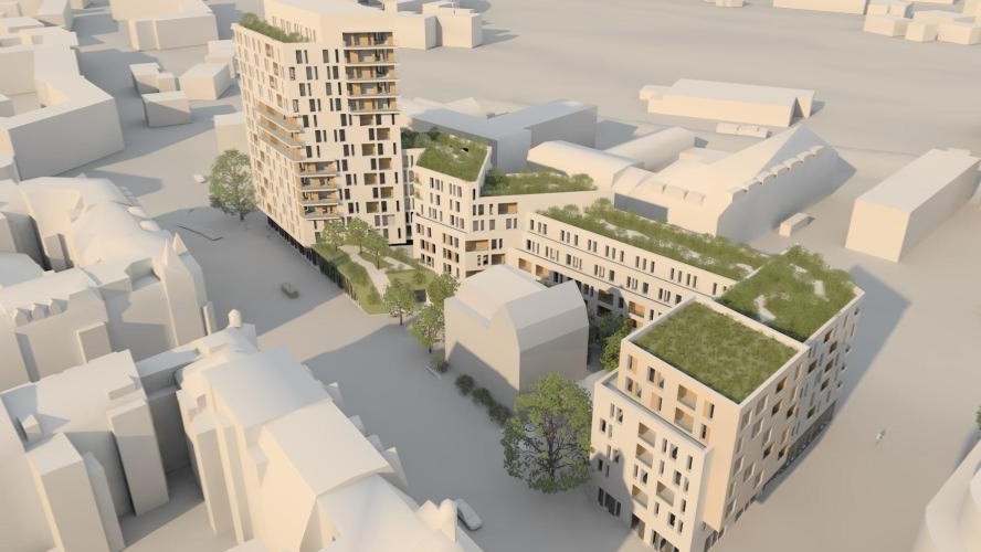 Bebauungsplan: „Solarquartier“ an der Saalbahnhofstraße