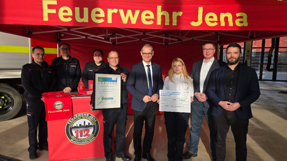 Förderbescheid für den Stadtfeuerwehrverband