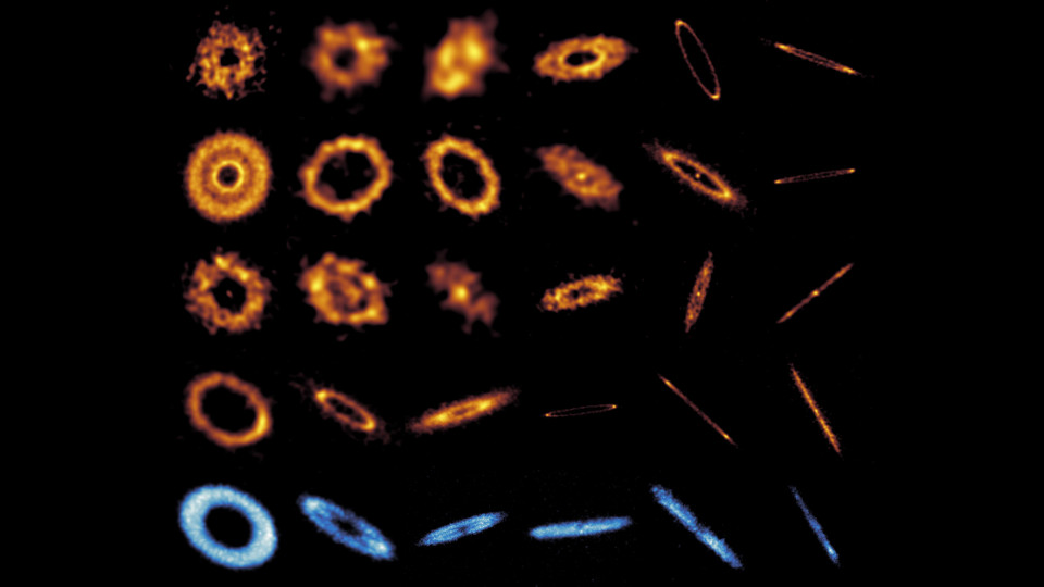 24 Trümmerscheiben in höchster Auflösung