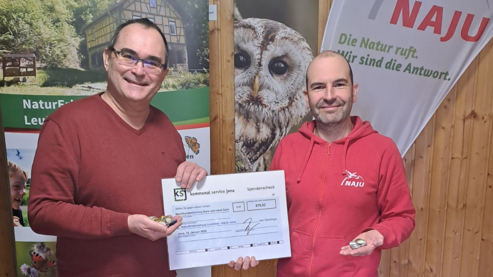 Kronkorken-Spende für Naturschutzjugend Jena 