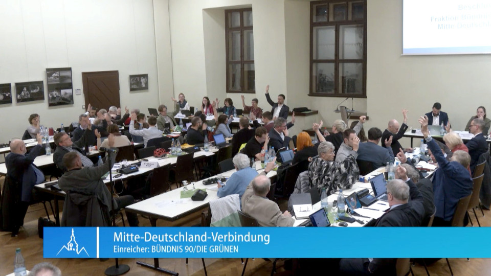 Stadtrat bekennt sich zur Mitte-Deutschland-Verbindung