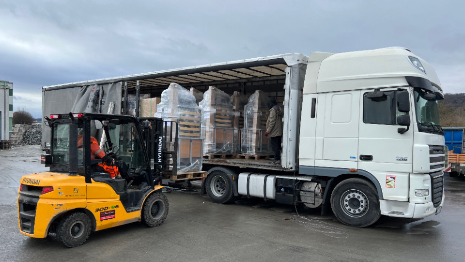 Hilfspakete für Brovary