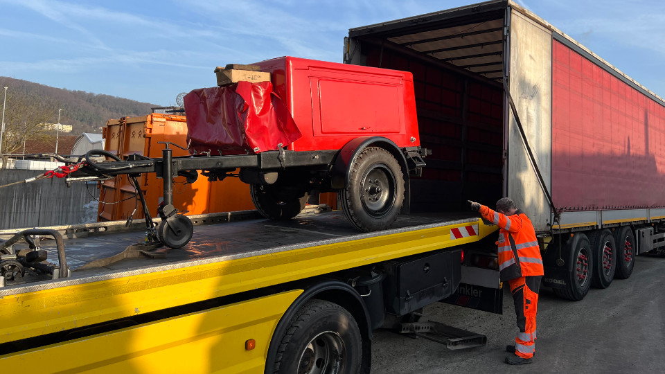 Generatoren erreichen Brovary