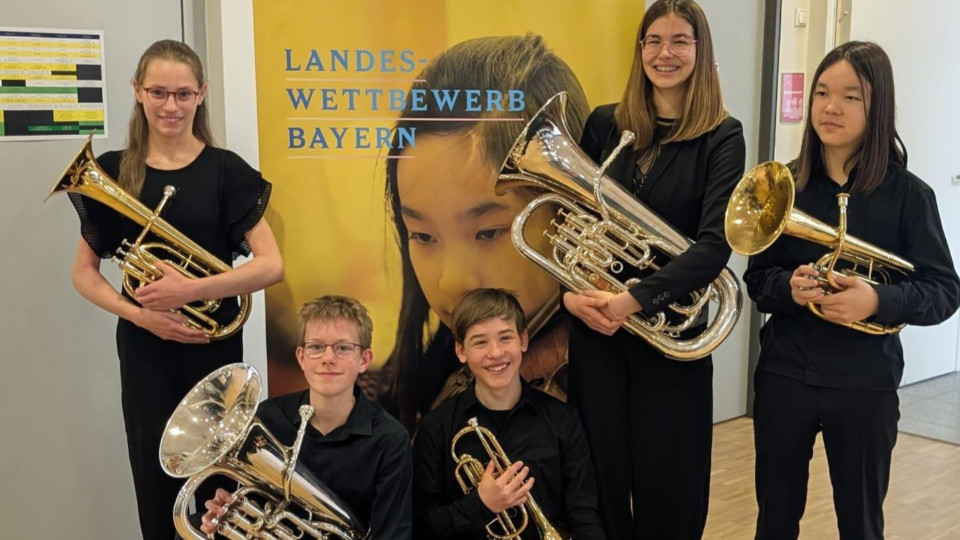 Blechbläser-Nachwuchs triumphiert in Bayern