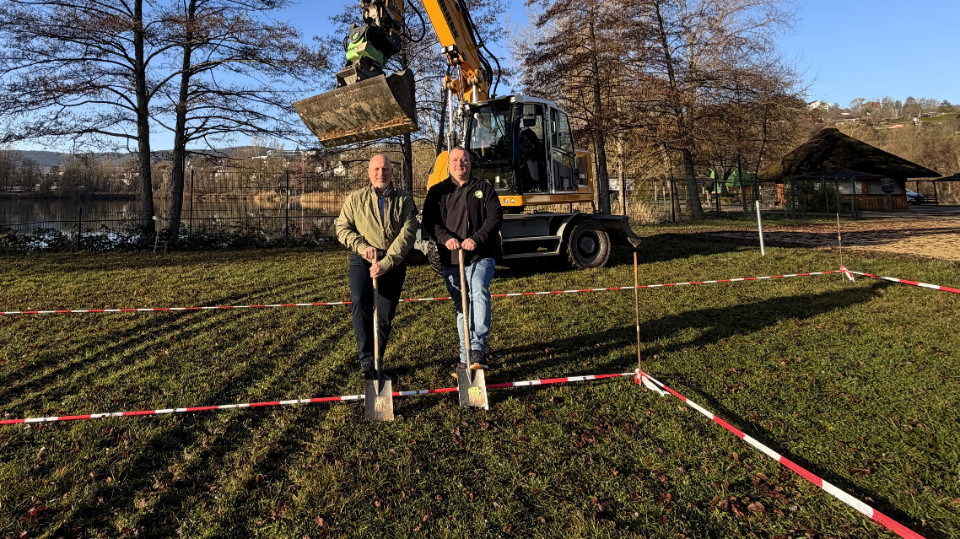 Neue Beachvolleyballplätze am Strandschleicher 