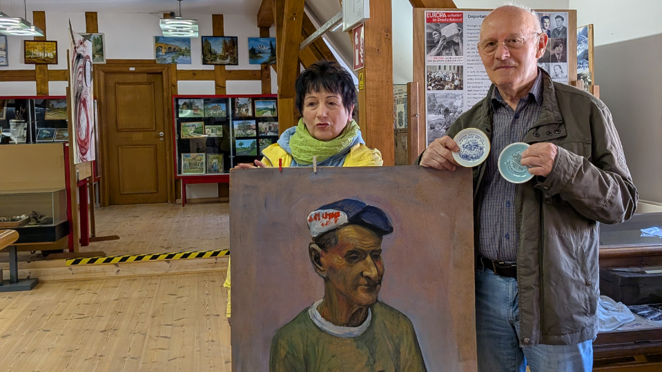 Rennsteigläufer im Kahlaer Stadtmuseum