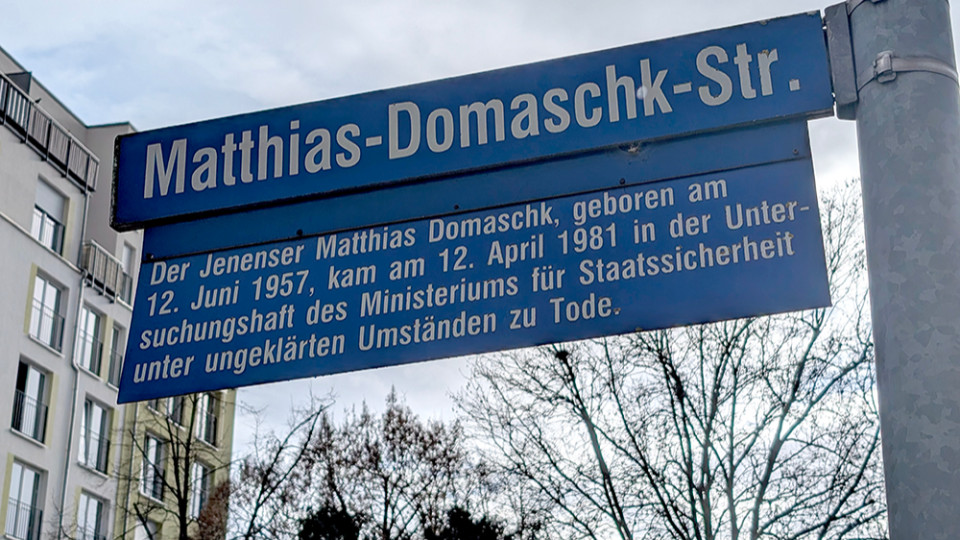 Gedenken an Matthias Domaschk