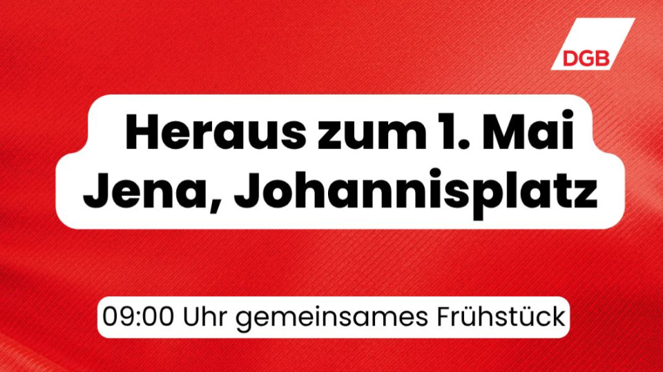 DGB ruft zum 1. Mai-Protest auf
