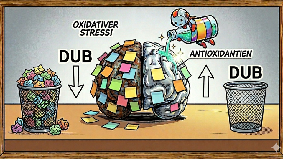 Oxidativer Stress bremst das Gehirn