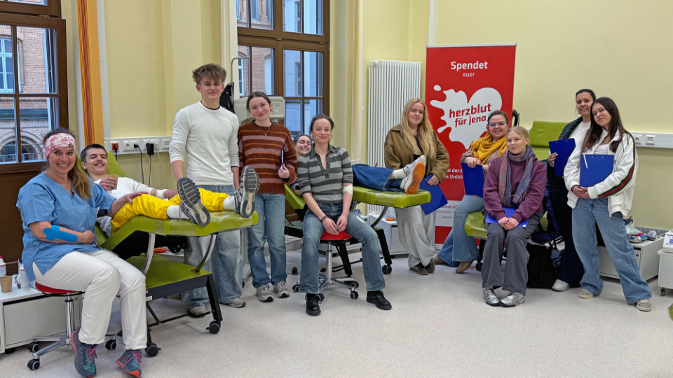 Abikasse durch Blutspenden aufgebessert