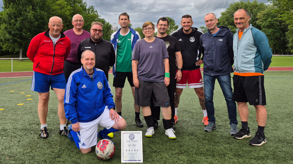 Fair-Play-Auszeichnung für Jenaer Geh-Fußballer