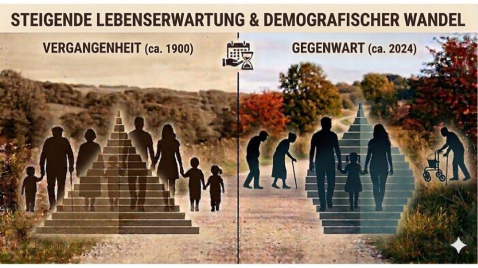 Warum Menschen altern:  Studie erklärt evolutionäre Hintergründe
