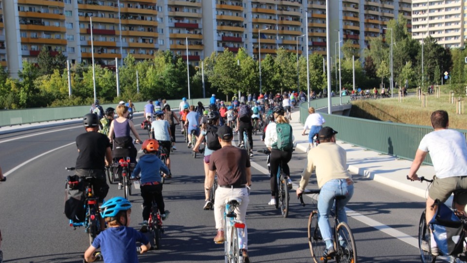 Critical Mass sorgt für Verkehrsbehinderungen