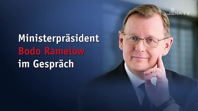 Ministerpräsident Bodo Ramelow im Gespräch