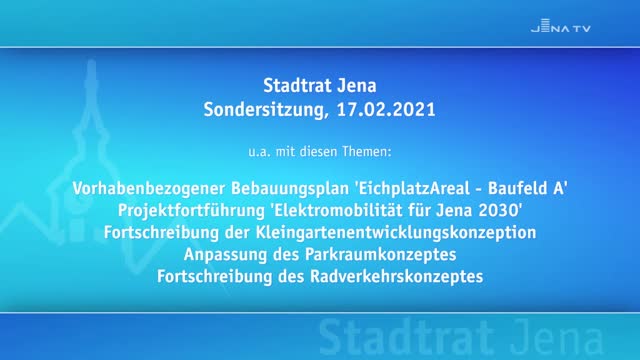 Stadtratssitzung vom 17.02.2021