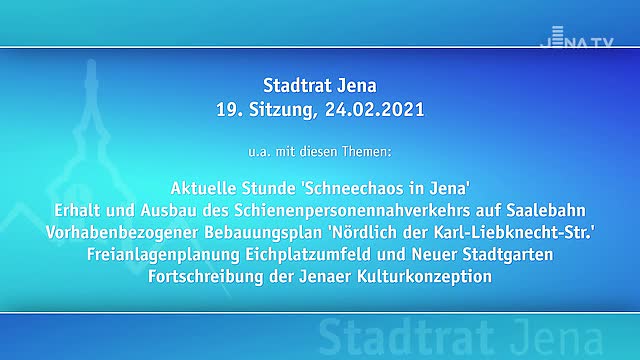 Stadtratssitzung vom 24.02.2021