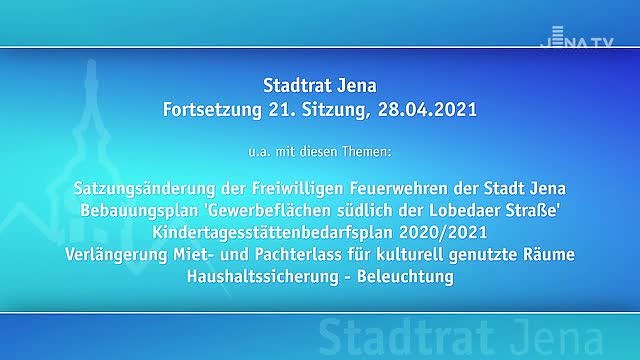 Stadtratssitzung 28.04.2021