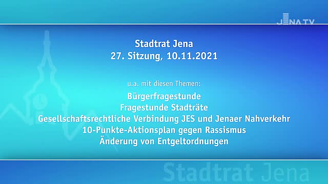 Stadtratssitzung vom 10.11.2021