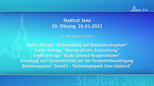 Stadtratssitzung vom 26.01.2022