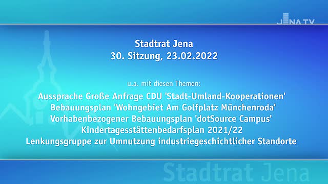 Stadtratssitzung vom 23.02.2022