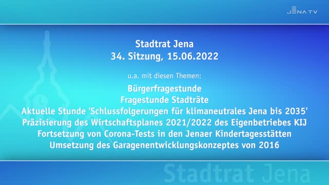 Stadtratssitzung vom 15.06.2022
