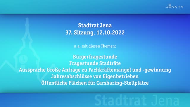 Stadtratssitzung vom 12.10.2022 