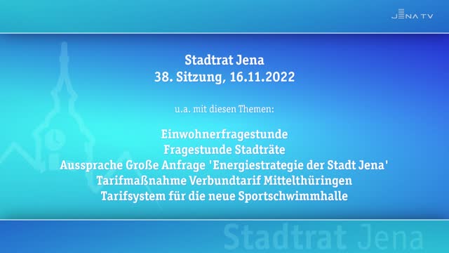 Stadtratssitzung vom 16.11.2022