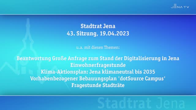 Stadtratssitzung vom 19.04.2023