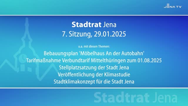 Stadtratssitzung vom 29.01.2025 