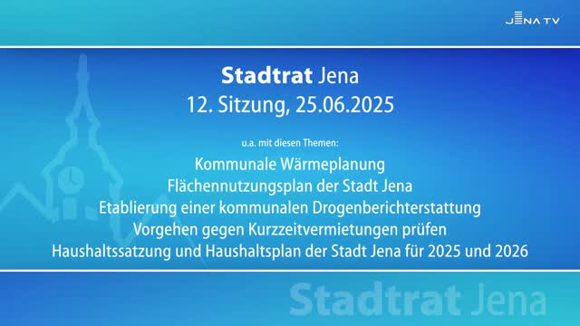 Stadtratssitzung vom 25.06.2025 Stadtratssitzung vom 25.06.2025