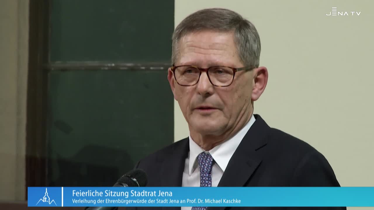 Verleihung der Ehrenbürgerwürde an Prof. Dr. Michael Kaschke Verleihung der Ehrenbürgerwürde an Prof. Dr. Michael Kaschke
