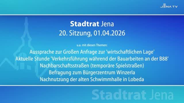 Stadtratssitzung vom 01.04.2026 