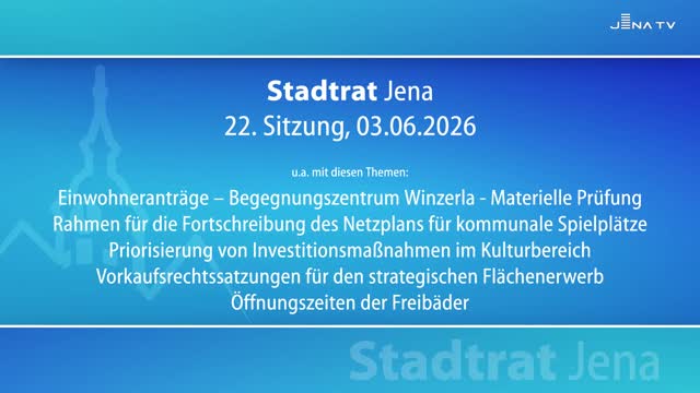 Stadtratssitzung vom 03.06.2026