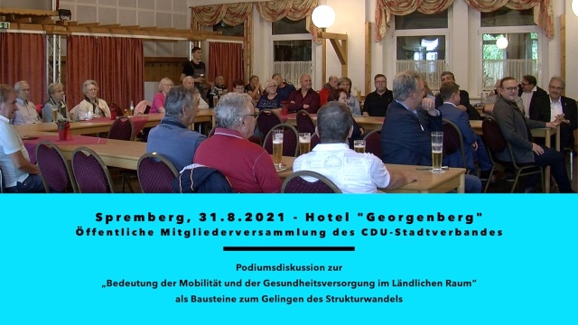 Öffentliche Mitgliederversammlung der CDU Spremberg