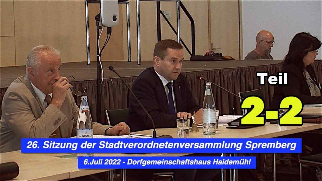 26.Sitzung der Stadtverordneten Spremberg Teil 02-02